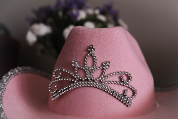 Pink cowboy hat © richard