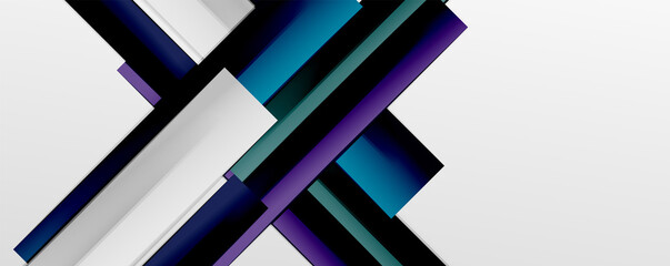 Color abstract lines trendy geometric background for business or technology presentation, internet poster or web brochure cover, wallpaper