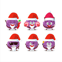 Santa Claus emoticons with grapes dorayaki cartoon character