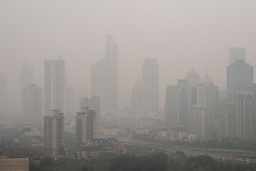 Fototapeta premium Mist in Shanghai