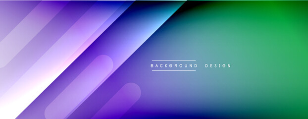 Dynamic lines abstract background. 3D shadow effects and fluid gradients. Modern overlapping forms