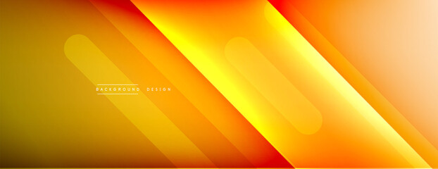 Dynamic lines abstract background. 3D shadow effects and fluid gradients. Modern overlapping forms