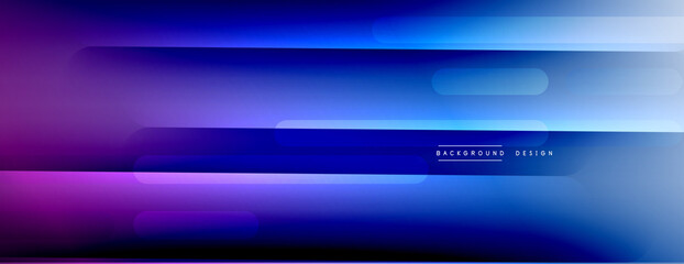 Fototapeta premium Dynamic lines abstract background. 3D shadow effects and fluid gradients. Modern overlapping forms