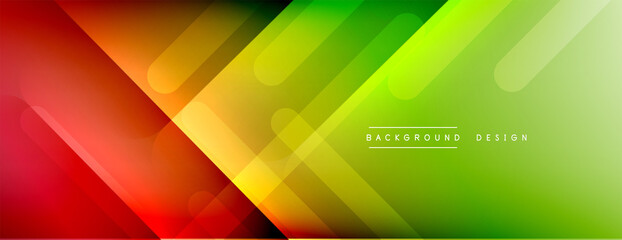 Dynamic lines abstract background. 3D shadow effects and fluid gradients. Modern overlapping forms