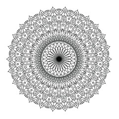 Mandala art for coloring and designing