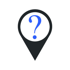 unknown, forget location icon design vector