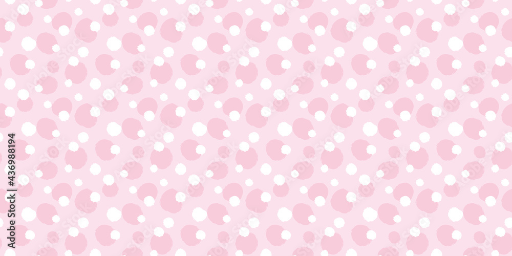 Poster Pastel pink abstract seamless repeat pattern background