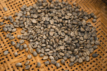 Peaberry Coffee roasted in the machine