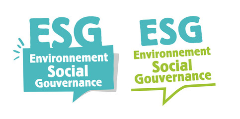 Fototapeta na wymiar ESG, Environnement Social Gouvernance