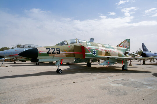Israeli Defense Force Air Force F-4 Phantom fighter jet plane