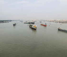 boats on the river