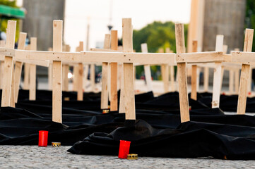 Four paws action on the Pariser place in front of the Brandenburger Gate on the 1.06.2021 © Tim