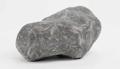 Realistic 3D Render of Rock Stone