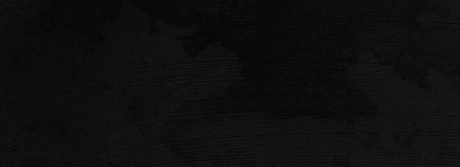 Panorama of Black grey concrete texture, Rough cement stone wall, Surface of old and dirty outdoor building wall, Abstract nature seamless background