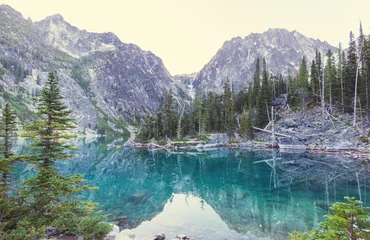 Fototapeten Alpine lake © Galyna Andrushko