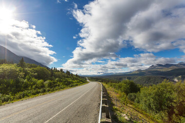Road in Alaska