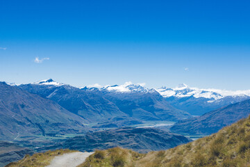 Fototapeta na wymiar Roys Peak Track, Wanaka, New Zealand