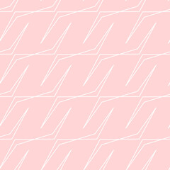 Vector seamless pink pattern. Background illustration, decorative design for fabric or paper. Ornament modern