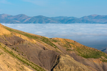 Cloudy mountains. Aladaglar National Park Nigde, Turkey.