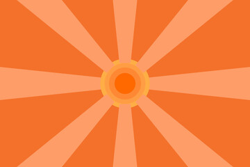 Spinning Background Orange