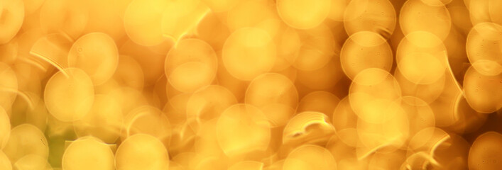 golden bokeh blurred circles background, abstract blurred design pattern