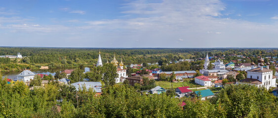 Naklejka na ściany i meble View of Gorokhovets, Russia