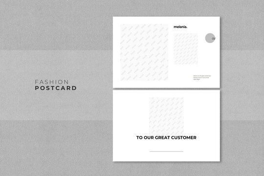 A clean postcard template. This template is perfect for those engaged in fashion, photography and more, minimalist design and easy to customise

- 6x4 In Size
- Print Ready