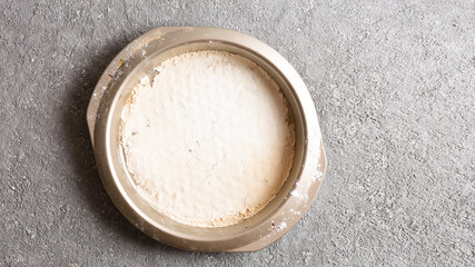 An empty baking dish