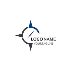 Compass Logo Template vector icon illustration