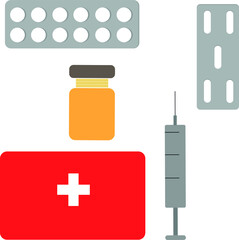 Obraz premium medical icons set