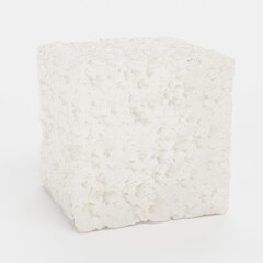 Realistic 3D Render of Sugar Cube