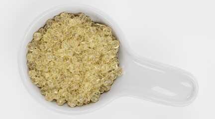 Realistic 3D Render of Yellow Caviar