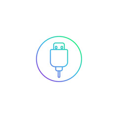 Flash drive vector icon. Vector illustration for graphic design, Web, UI, app.