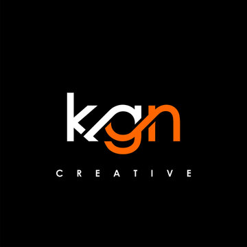 KGN Letter Initial Logo Design Template Vector Illustration