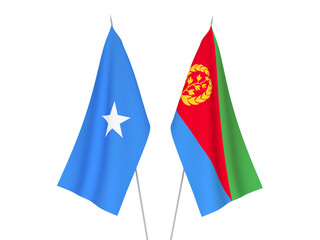 Somalia and Eritrea flags