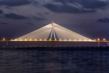 Mumbai City's iconic Bandra-Worli Sea link 