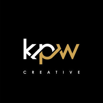 KPW Letter Initial Logo Design Template Vector Illustration