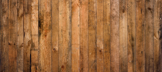 Old barn wood background texture. Vintage weathered rough planks wall backdrop. - 437044771