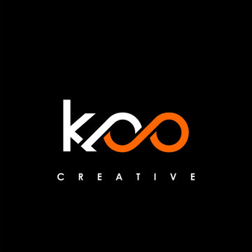 KOO Letter Initial Logo Design Template Vector Illustration