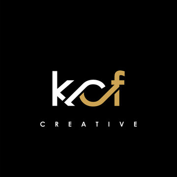 KCF Letter Initial Logo Design Template Vector Illustration