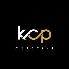 KCP Letter Initial Logo Design Template Vector Illustration