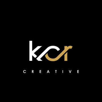 KCR Letter Initial Logo Design Template Vector Illustrationn