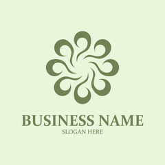 floral logo for your brand or product. vector logo