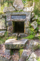 Die Weissmainquelle im Fichtelgebirge