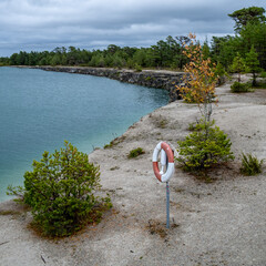 Bl&aring; Lagunen, Gotland, Sweden