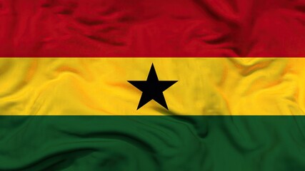 Ghana flag 4k 