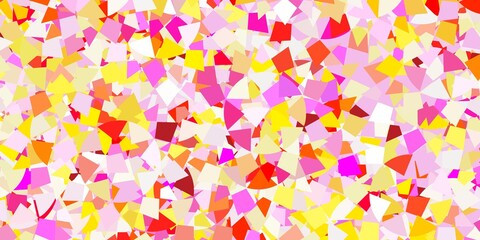 Light blue vector texture with triangular style.