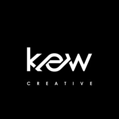 Fototapeta na wymiar KEW Letter Initial Logo Design Template Vector Illustration