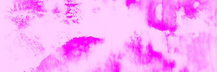 Bright banner with tie dye pattern on white