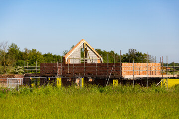 A rural old barn that is currently being renovated and converted for a new use and lease of life as a home © Collins Photography